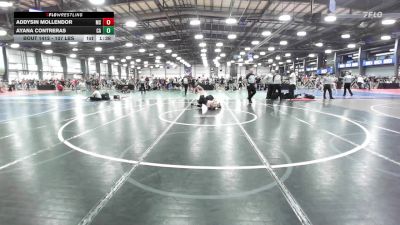 107 lbs Round Of 16 - Addysin Mollendor, MS vs Ayana Contreras, CA