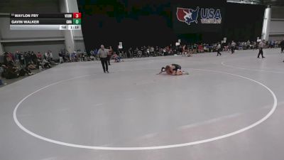 120 lbs Champ. Rd Of 128 - Waylon Fry, Victory School Of Wrestling vs Gavin Walker, Guerrilla Wrestling Academy