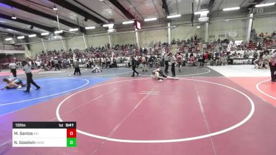 132 lbs Consi Of 16 #2 - Max Santos, Rio Rancho vs Noah Goodwin, Undefined