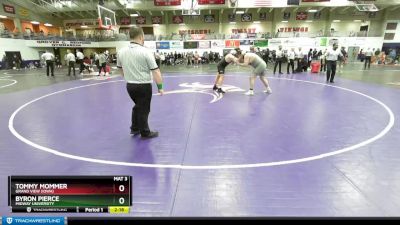 285 lbs Semifinal - Byron Pierce, Midway University vs Tommy Mommer, Grand View (Iowa)