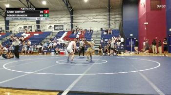 157 lbs Cons. Round 3 - Robert Branson, Montreat College vs Justin Whitney, Brewton-Parker (ga)