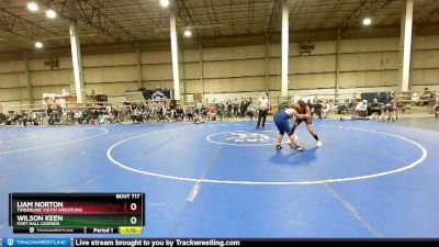 130 lbs Round 3 - Wilson Keen, Fort Hall Legends vs Liam Norton, Timberline Youth Wrestling