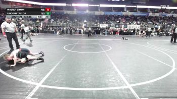 65 lbs Round Of 16 - Walter Simon, Purler vs Lincoln Taylor, TechFall WC
