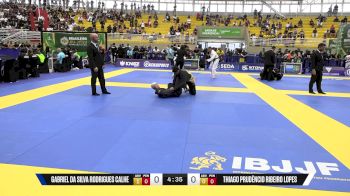 Thiago Prudêncio Ribeiro Lopes vs Gabriel Da Silva Rodrigues Calhe 2025 Brasileiro Jiu-Jitsu IBJJF