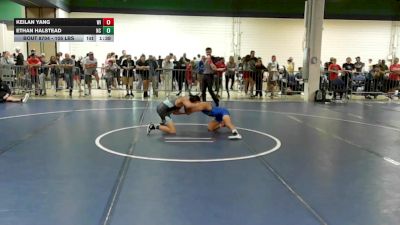105 lbs Quarterfinal - Keilan Yang, WI vs Ethan Halstead, NC