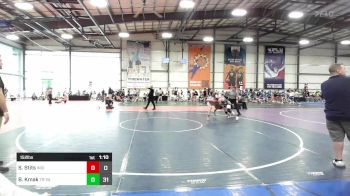 152 lbs Rr Rnd 3 - Silas Stits, Indiana Outlaws Black vs Braden Kmak, Triumph Gold