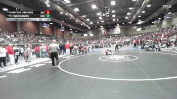 3A 120 lbs Cons. Round 2 - Chaetton Osborne, North Sanpete vs Ty Christiansen, Emery