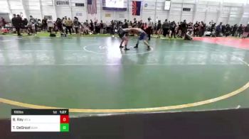 100 lbs Rr Rnd 3 - Bronson Ray, Atlas vs Titus DeGroat, Dominate WC