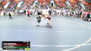 60 lbs Quarterfinal - Jack Wishnevski, Cory Clark Wrestling Club vs Louie Tuason, Region Wrestling Academy