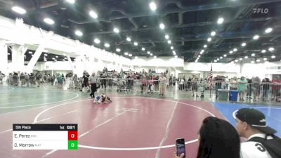 40 lbs 5th Place - Emilio Perez, Rising Sun WC vs Carson Morrow, Mat Demon WC