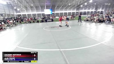 144 lbs 2nd Place Match (8 Team) - Zackery Motzkus, Washington vs Alek Palko, Pennsylvania