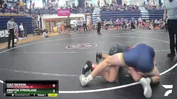 155 lbs Round 1 (6 Team) - Colt Dickson, Violent Little Machines vs Preston Strickland, Troup