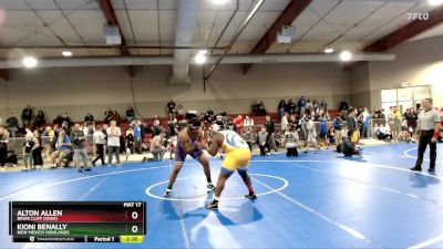 285 lbs Cons. Round 1 - Alton Allen, Briar Cliff (Iowa) vs Kioni Benally, New Mexico Highlands