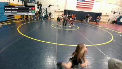 120 lbs 3rd Place Match - Zade White Eagle, Riverton Middle School vs Eli Asay, Cody Middle School