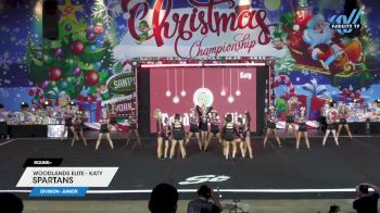 Woodlands Elite - Katy - Spartans [2024 L3 Junior] 2024 Spirit Celebration Christmas Grand Nationals