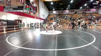 150 lbs Cons. Round 2 - Zack Bower, Kelly Walsh vs Dennis Thornock, Riverton