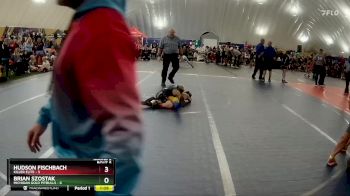 56 lbs Round 2 (6 Team) - Hudson Fischbach, Killer Elite vs Brian Szostak, Michigan Gold Pitbulls