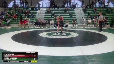 144 lbs Cons. Round 1 - Rory Miggins, The Heights School vs Zach Ross, Benedictine College Preparatory School