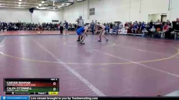 160 lbs Champ. Round 2 - Calen O`Connell, Sartell-Saint Stephen vs Carver Rohman, Fairmont-Martin County West