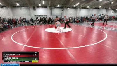 165 lbs Cons. Round 3 - Christian Ciotti, Arvada vs Miguel Garcia, Fort Collins