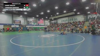 157 lbs Quarterfinal - Christian Quintana, Murrieta Mesa vs Danny Malloy, Great Oak