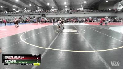95 lbs Cons. Round 2 - Beckett Brockman, Nixa Youth Wrestling-AAA  vs Troy White, Team Central Wrestling Club-AAA