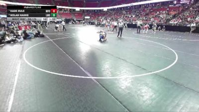 D3-175 lbs Quarterfinal - Kade Rule, Mineral Point vs Nolan Hanke, Lancaster