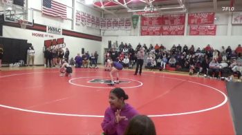 JV-9 lbs Round 2 - Mackenzie Rourke, Iowa City Liberty vs Macy Poll, Central DeWitt