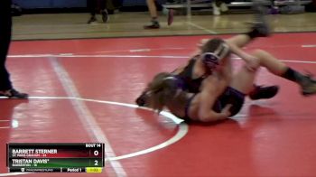 75 lbs Round 5 (6 Team) - Barrett Sterner, St. Paris Graham vs Tristan Davis*, Barberton