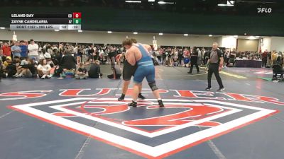 285 lbs Consi Of 8 #2 - Leland Day, CO vs Zayne Candelaria, AZ