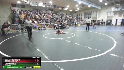 120 lbs Cons. Round 3 - Elijah Rothert, Huntington Beach vs Uriah Cruz, La Mirada