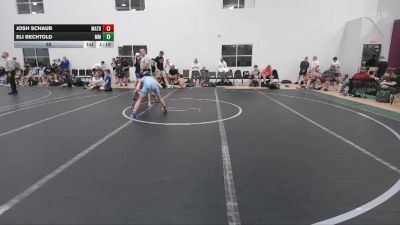 92 lbs Round 5 (6 Team) - Josh Schaub, Mat Assassins Red vs Eli Bechtold, Micky`s Maniacs
