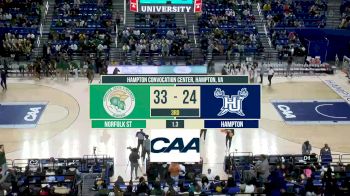 Replay: Norfolk St vs Hampton | Nov 16 @ 5 PM