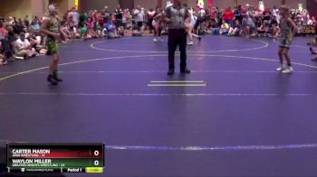 75 lbs Cons. Semi - Waylon Miller, Greater Heights Wrestling vs Carter Mason, Apex Wrestling