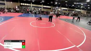 78 lbs Round Of 16 - Matthew Valdez, 505 Wc vs Aaron Meza, Sunkist Kids/Monster Garage