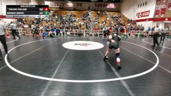 120 lbs Semifinal - Kezrah Bento, Cheyenne East vs Chloie Collins, Thunder Basin