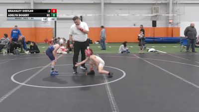 55 lbs Round 4 - Adelyn Bogert, Bald Eagle Area vs Braxsley Stetler, Lady Warriors