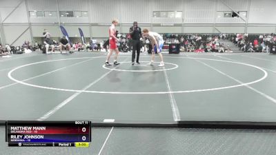 165 lbs Quarters & 1st Wb (16 Team) - Matthew Mann, Oklahoma Red vs Riley Johnson, Nebraska