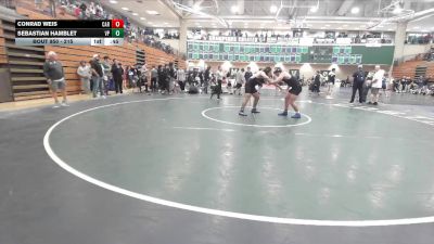 215 lbs Cons. Round 4 - Sebastian Hamblet, Villa Park vs Conrad Weis, Carlsbad
