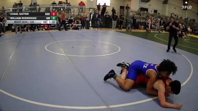 150 lbs Quarterfinal - Chael Satter, NB Elite Wrestling Club vs William Rodriguez, Ohana HQ Wrestling