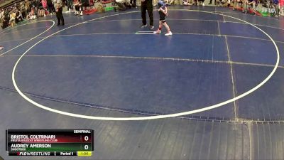 56 lbs Semifinal - Bristol Coltrinari, Fruita Wildcat Wrestling Club vs Audrey Amerson, Shootbox