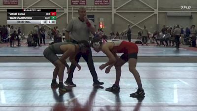 157 lbs Semifinal - Zach Soda, New England College vs Nate Camiscioli, Castleton