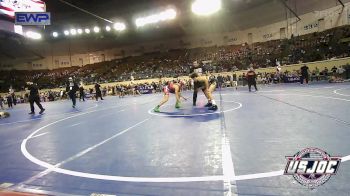 132 lbs Consi Of 16 #2 - Marco Rodriguez, OKC Saints Wrestling vs Paxton Behrens, Plainview Youth Wrestling Club