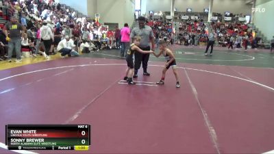 50 lbs Champ. Round 2 - Sonny Brewer, North Alabama Elite Wrestling vs Evan White, Lincoln Youth Wrestling