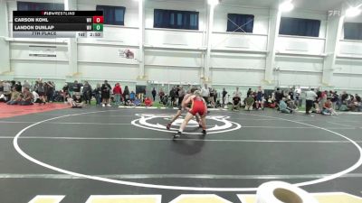 E-171 lbs 7th Place - Carson Kohl, WV vs Landon Dunlap, WV