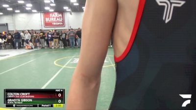 97 lbs Quarterfinal - Gradyn Gibson, Rural Retreat vs Colton Croft, Liberty Mat Club Bedford