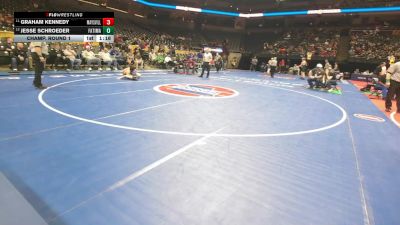 175 Class 1 lbs Champ. Round 1 - Graham Kennedy, Maysville vs Jesse Schroeder, Fatima