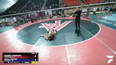 140 lbs Placement Matches (8 Team) - Emma Faczak, Colorado vs Audrey Robinson, Oregon White