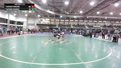 165 lbs Consi Of 8 #1 - Nathan Voelkel, Aquidneck Island Wrestling vs Jaydon Church, North Kingstown