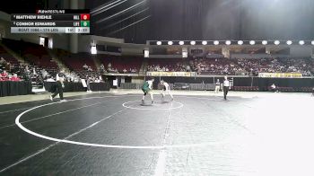 174 lbs 5th Place - Matthew Riehle, Hillsdale College vs Connor Edwards, Life